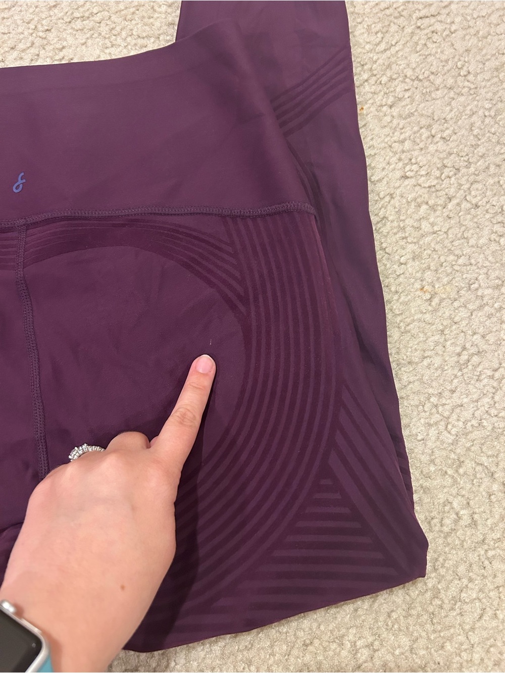 Fanka Reversible Sculpt Lift and Curve Compression Leggings Midnight Plum - Picture 3 of 6